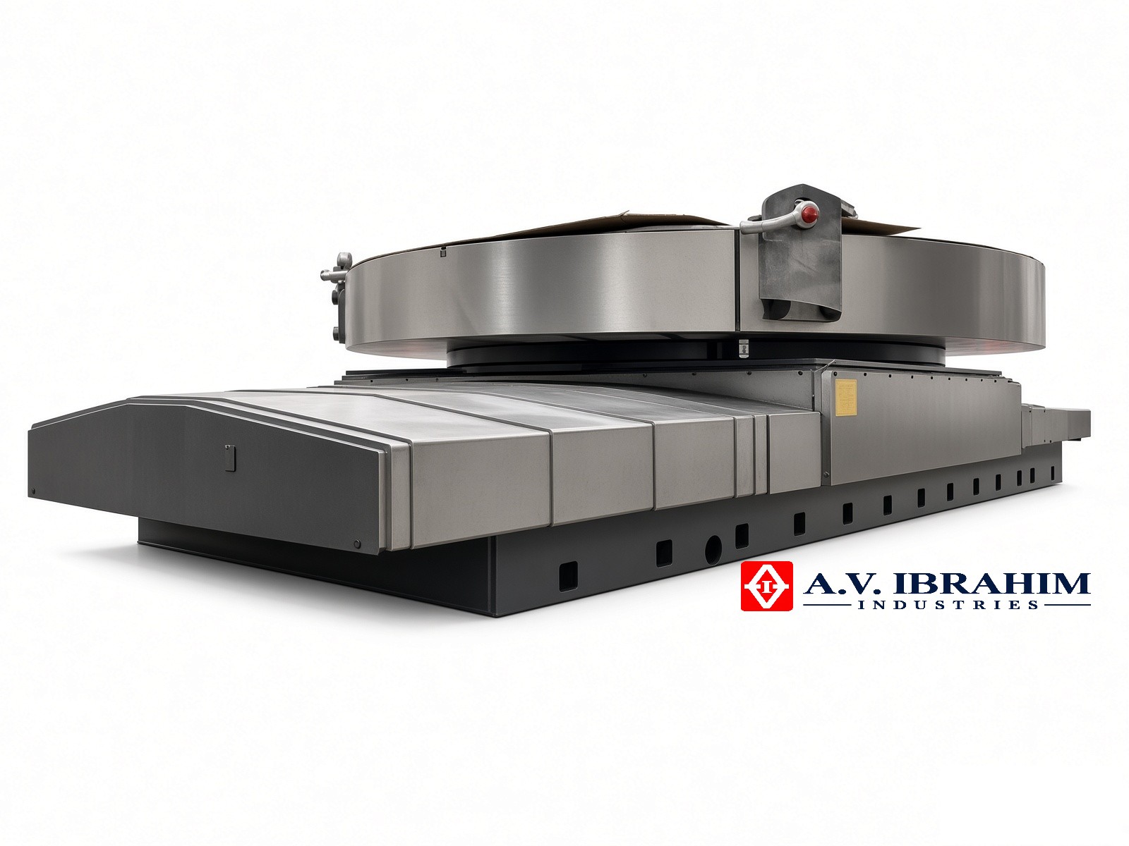 Telescopic cover on machine